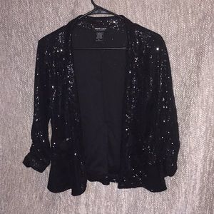 Sparkly top blazer